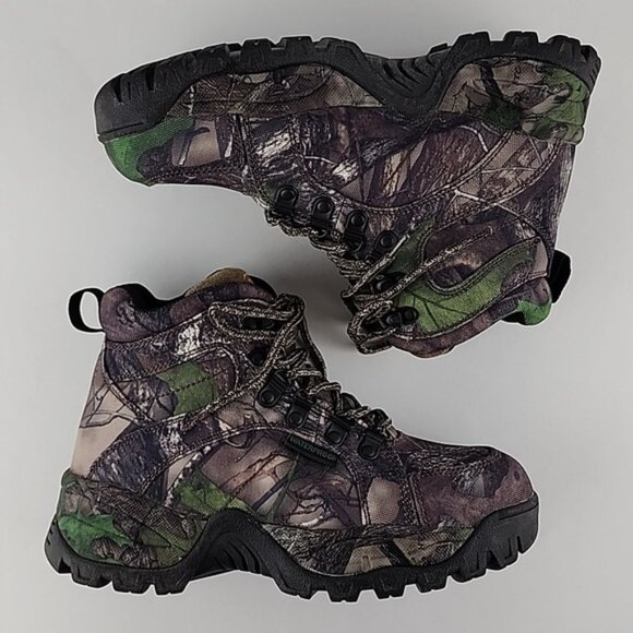 SHE Women's Outdoor Kosoha Hunting Ankle Lace Up Boots Camo Black Green Size 6.5 - Picture 13 of 16